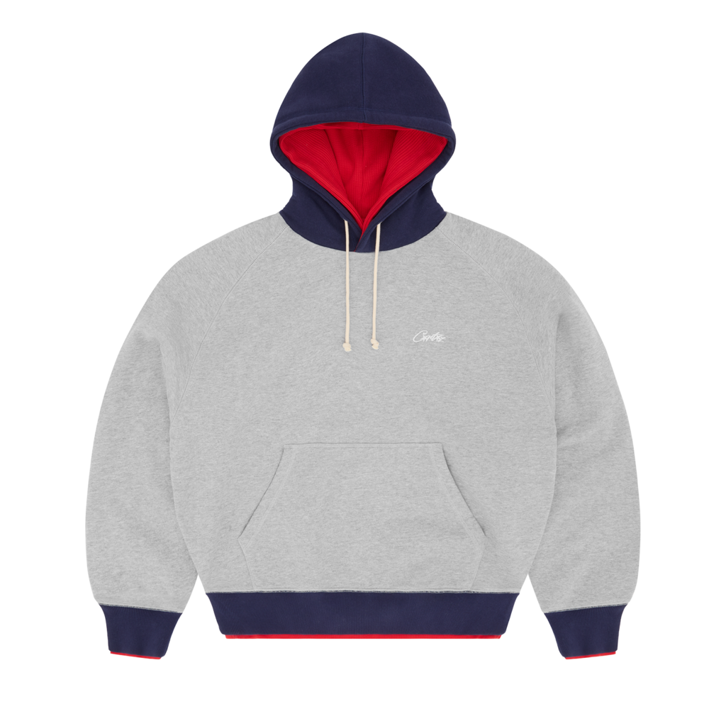 HMP DOUBLE UP HOODIE [HEATHER GREY]