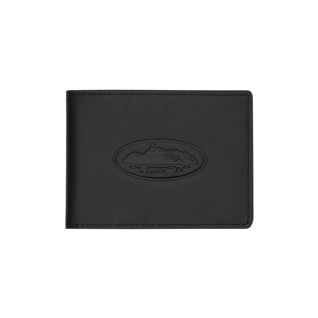 ISLAND LEATHER CARD HOLDER [BLACK]