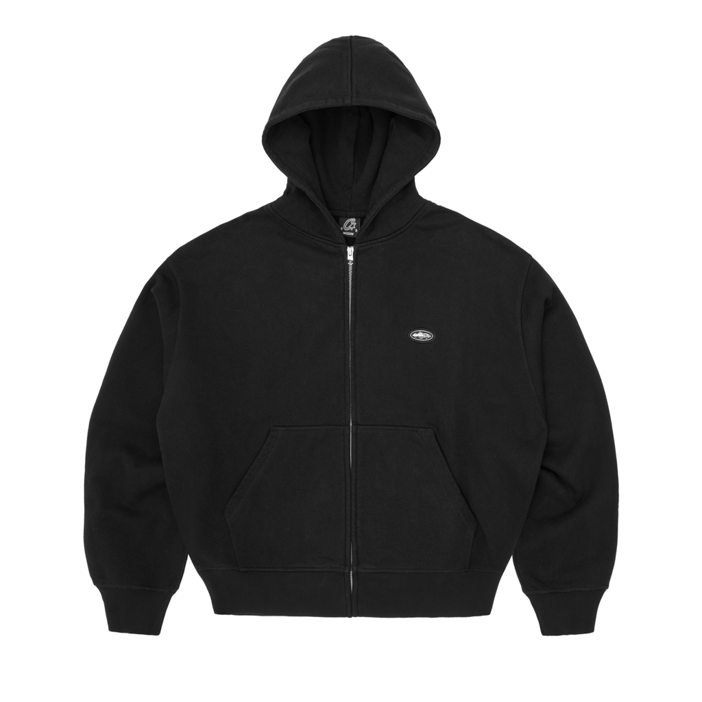 MINI ISLAND ZIP HOODIE [BLACK]