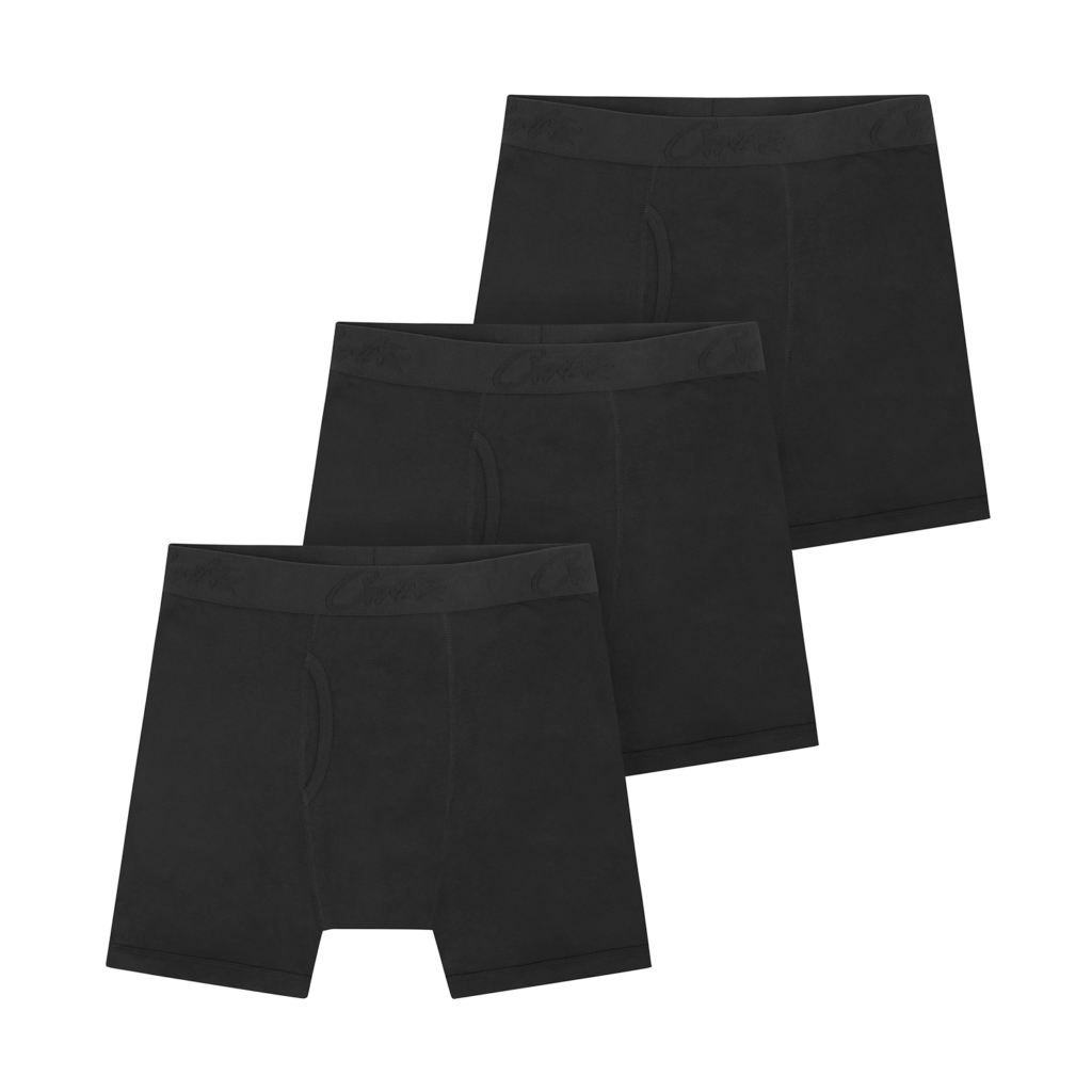BLACK TONAL ALLSTARZ BOXERS [3 PACK]